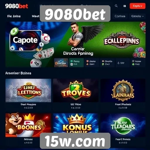 Principais jogos disponíveis no site 9080bet
